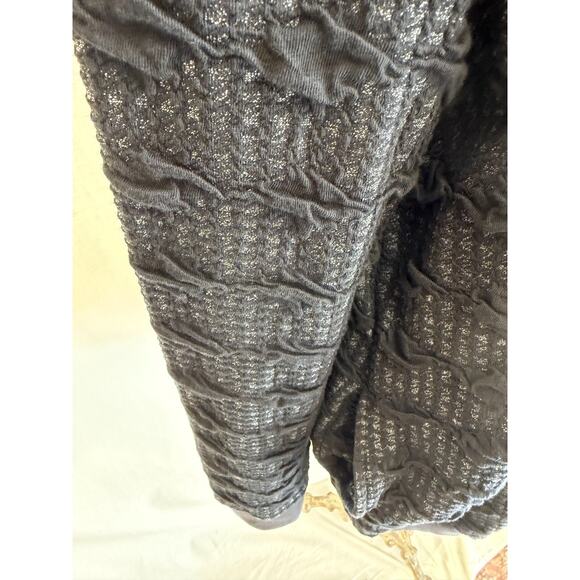 NWT Sassy #12302 Black/Grey Zip Jacquard Jacket #0220 BOUTIQUE Small190 - Picture 8 of 9